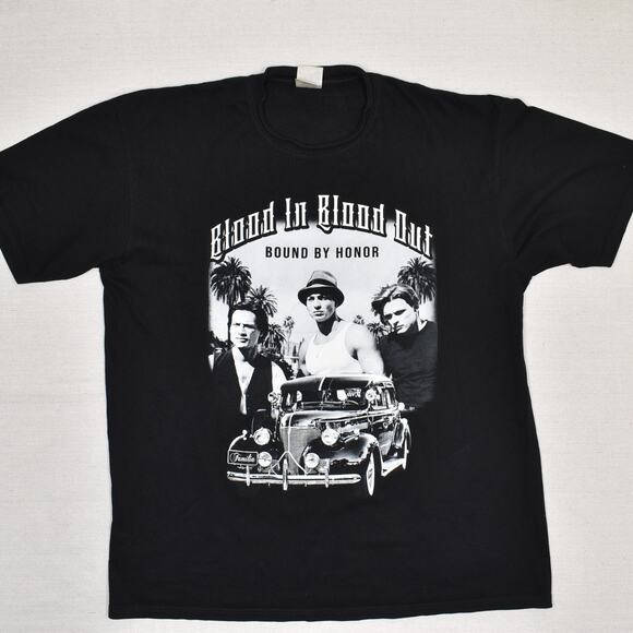 Pro Team Men's T Shirt Cotton Black Size 3XL Blood in Blood Out Bound by Honor - Picture 1 of 8